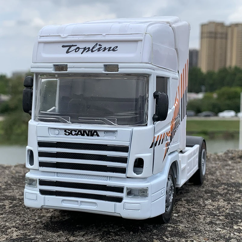 Литой 1:32 Scania полуприцеп из сплава модель грузовика статическая | Отзывы и видеообзор
