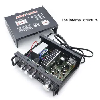 

600W Car Amplifier LCD Display Digital HIFI Powers Amplifier Bluetooth FM Car Home Stereo Subwoofer W/Remote