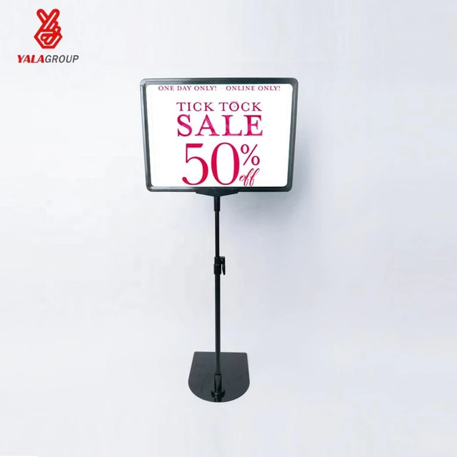 A3 A4 A5 Metal Poster Holder Display Stand Manufacturers and
