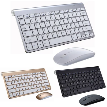 

Slim 2.4G Wireless Keyboard Mouse Set Portable Keyboard Mouse Combo For IOS Android For Mac/Notebook/TV Box/PC Office Supplies