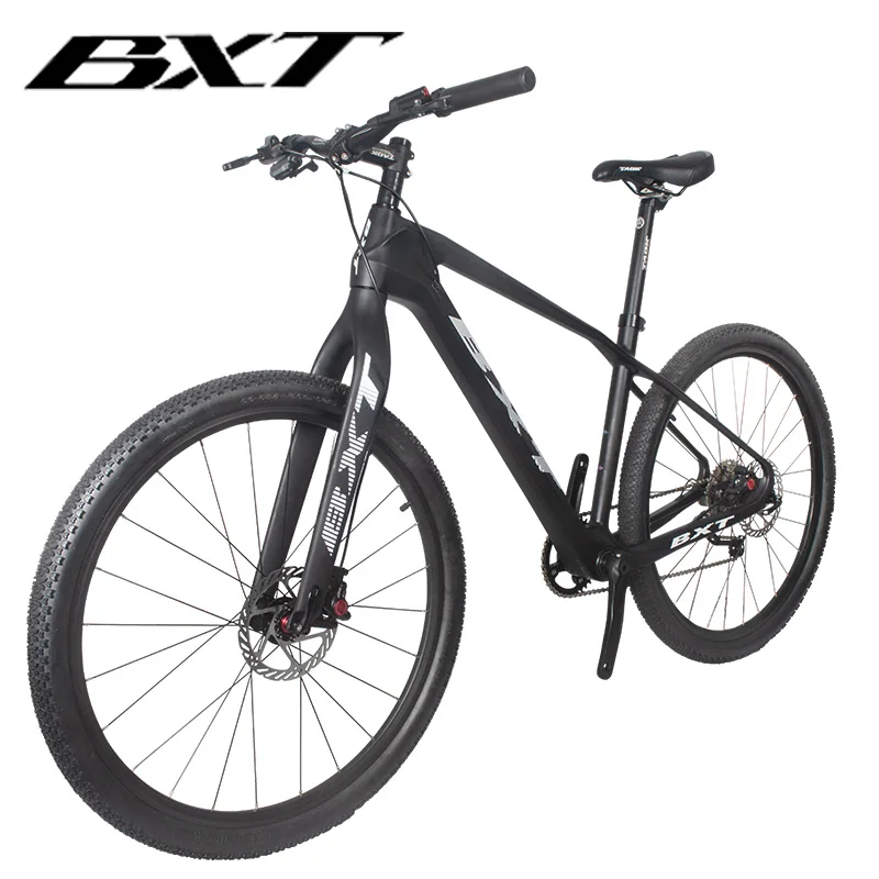 BXT 27 5 дюймов углеродное волокно горный велосипед 1*11 скорость двойной дисковый