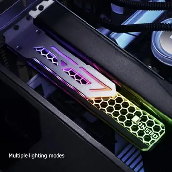 

Jonsbo V3 Gorgeous Graphics Card Support 3Pin 5V ARGB LED Video Card Holder Computer cooling system accessories