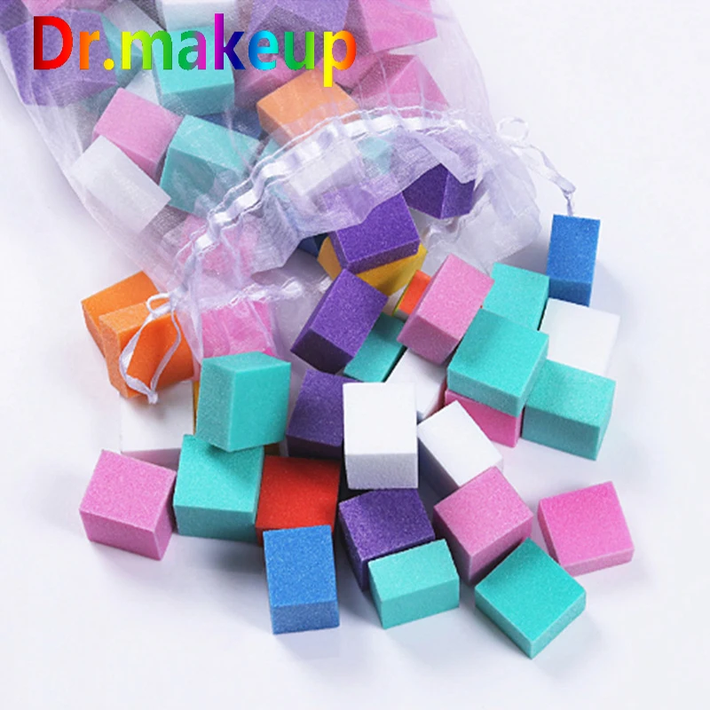 

Dr.makeup 60-70pcs Four-Sided Nail File Mini Nail Polish Colorful Resin Buffer Pedicure Manicure Gel Polisher Beauty Tools