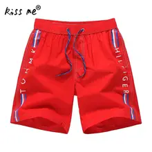 Свободные однотонные купальные шорты для мужчин, шорты для плавания и серфинга, пляжные шорты, хлопковые быстросохнущие мужские пляжные шорты с поясом, эластичная резинка на талии