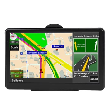 

7 Inch 8GB 128MB Multilingual GPS Navigator Portable FM HD Resistive Display Device Car Universal Guidance Maps Truck Caravan