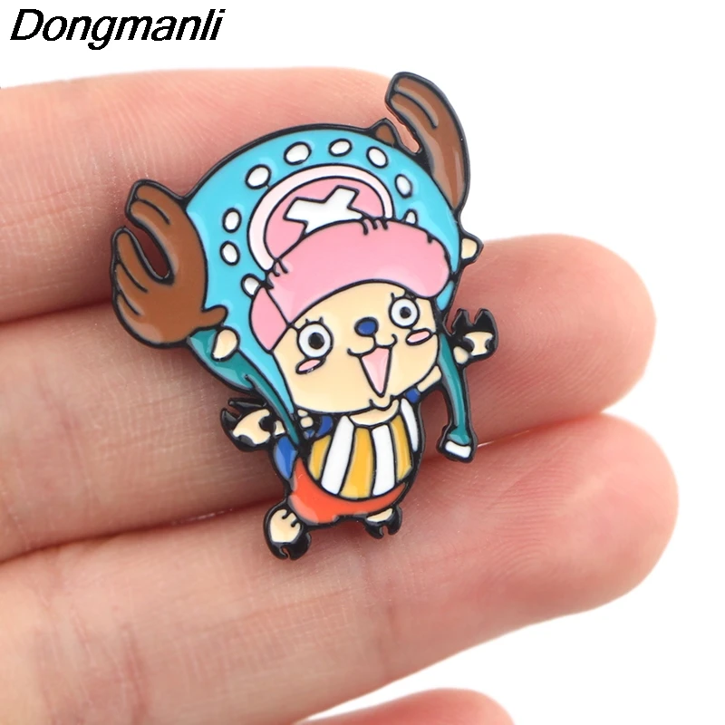 P4301 Dongmanli аниме одна деталь Эмаль Булавка нагрудные значки булавки и броши милые