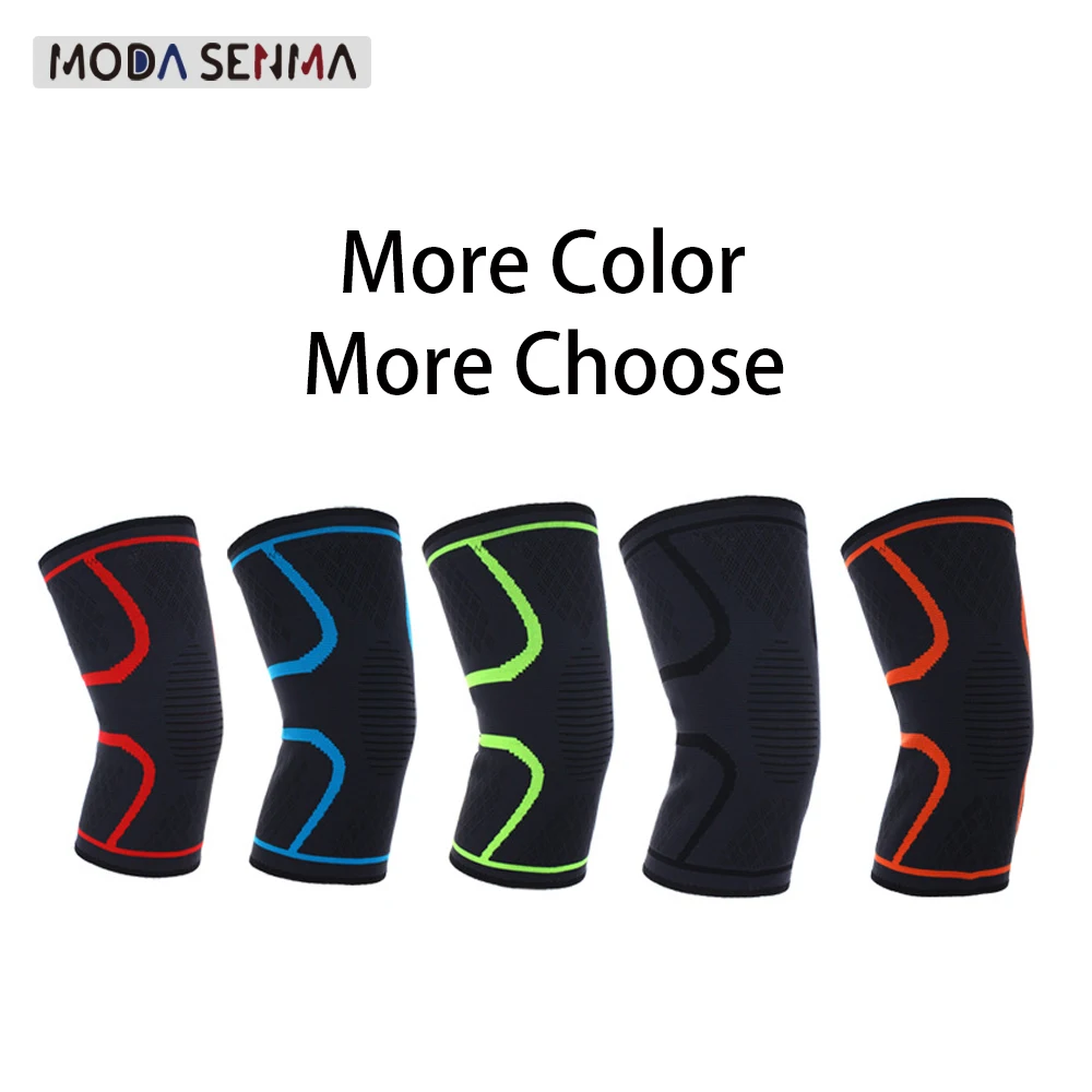 

Dropshipping Knitted sports knee pads basketball fitness running knitted nylon knee pads riding warm protective gear knee pads