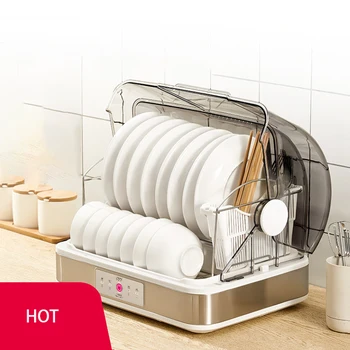 

Dishes Storage dishs drying rack Household Tabletop Disinfection Kitchen Rack Cupboard Bowl Chopsticks Storage Box with Cover