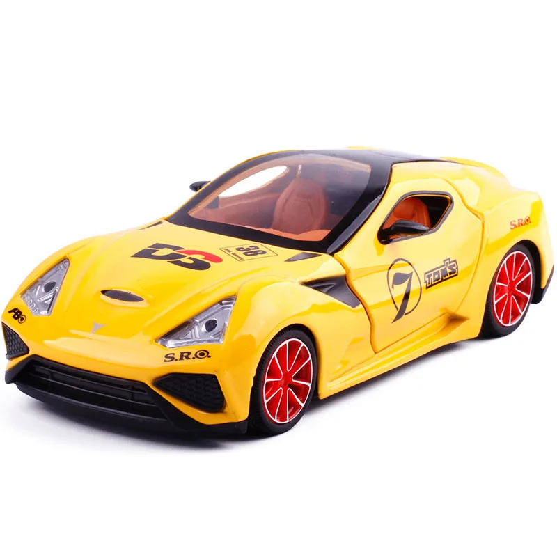 1/32 высокое моделирование итальянский спортивный автомобиль модель из сплава игрушка автомобили литье откалывание звук свет Италия игрушки автомобиль