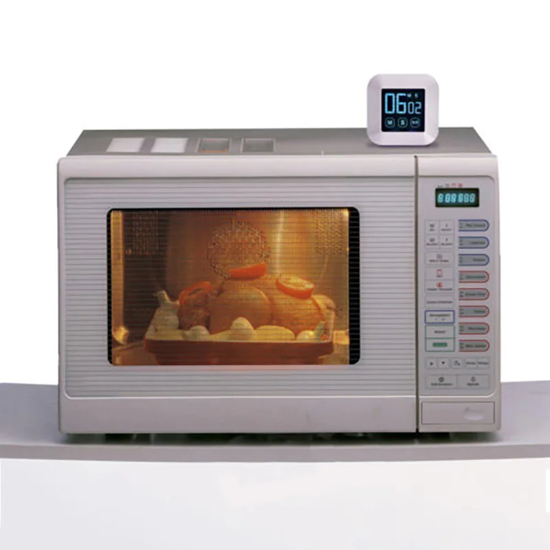 TS-83 Kitchen Timer Convenient Cooking Timer Restaurant Digital Practical Cooking Alarm Food Preparation Magnetic Touchscreen