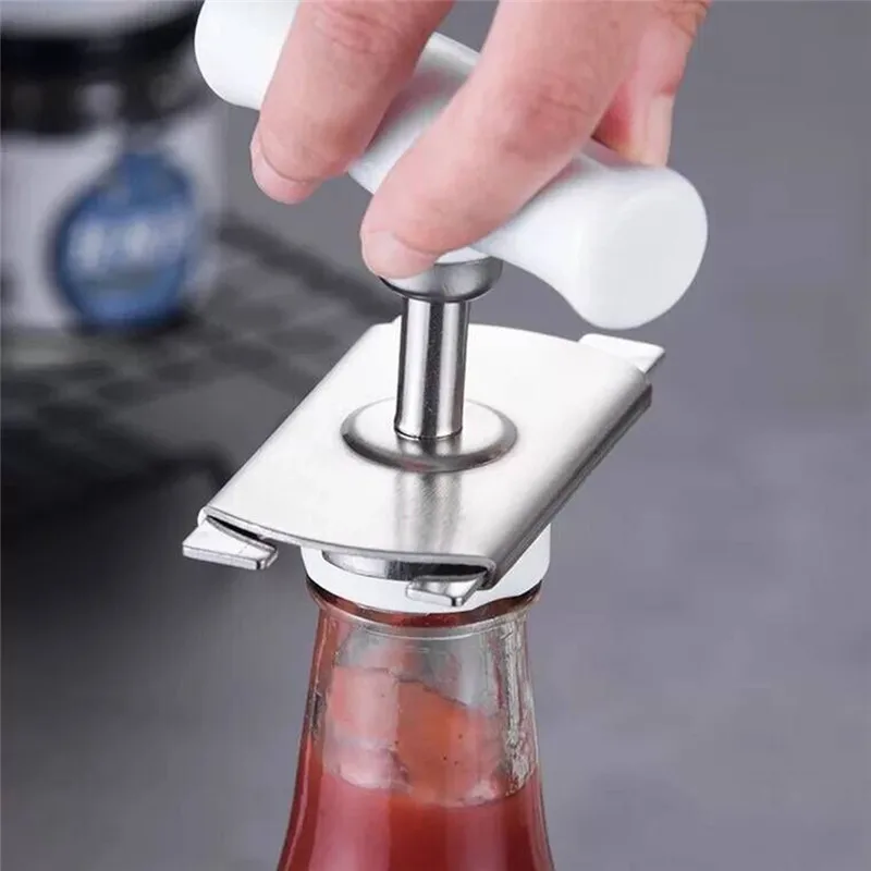Imixlot Save Effort Rotary Bottle Opener Stainless Steel Can Opener