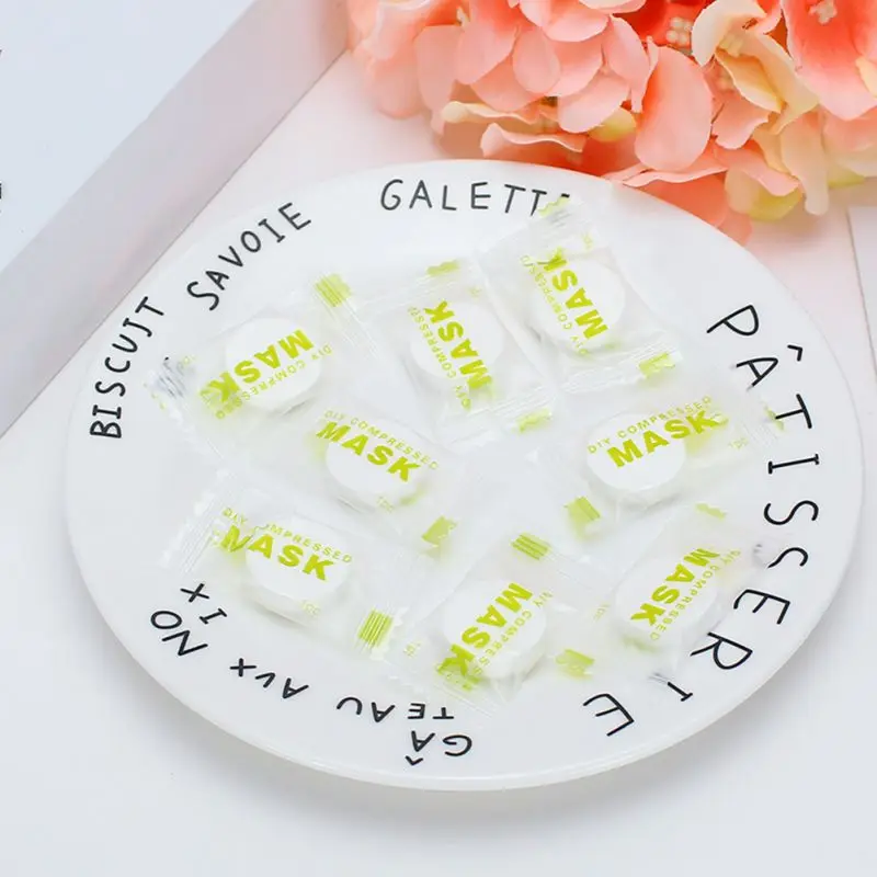 8 Pcs/Set Compressed Facial Mask Moisturizing Mask Portable Disposable Facial Mask Easy to Use 8 Pcs/Set Compressed Facial Mask Moisturizing Mask Portable Disposable Facial Mask Easy to Use