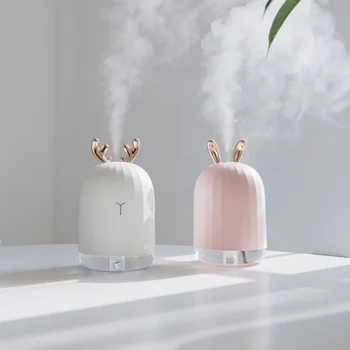 

High Quality 220ML Ultrasonic Air Humidifier Aroma Essential Oil Diffuser for Home Car USB Fogger Mist Maker with LED Night Lamp