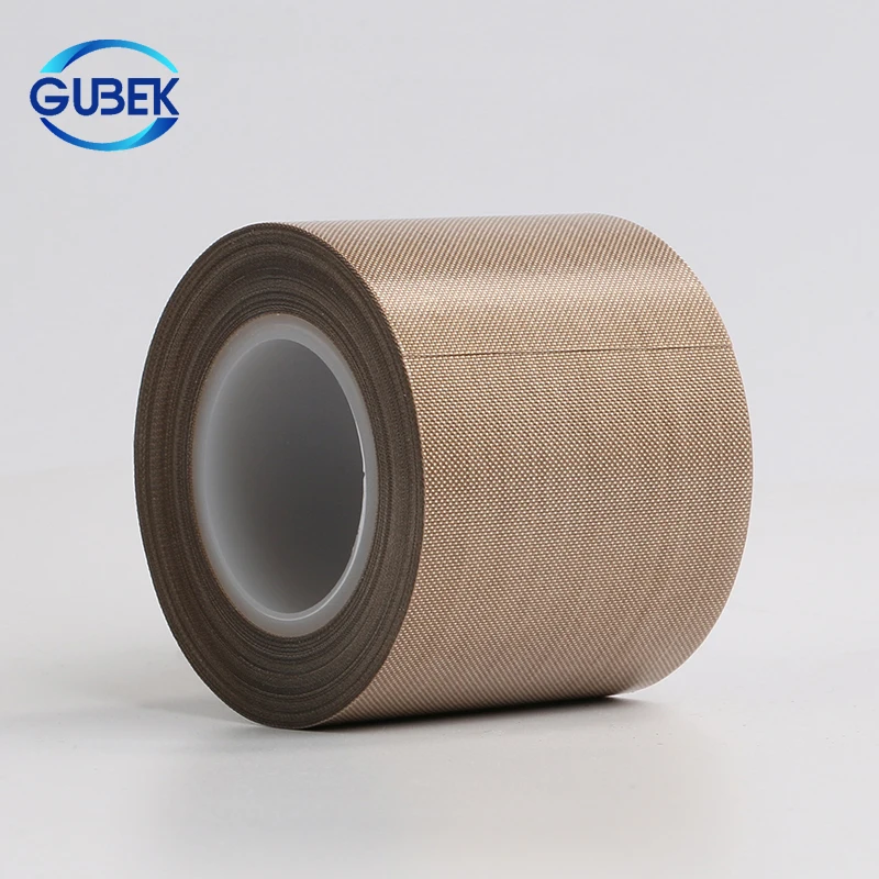 Anti-sticky  High Temperature Tape Heat Resistance PTFE Coated Fiberglass Fabric Silicone Adhesive Cloth 2