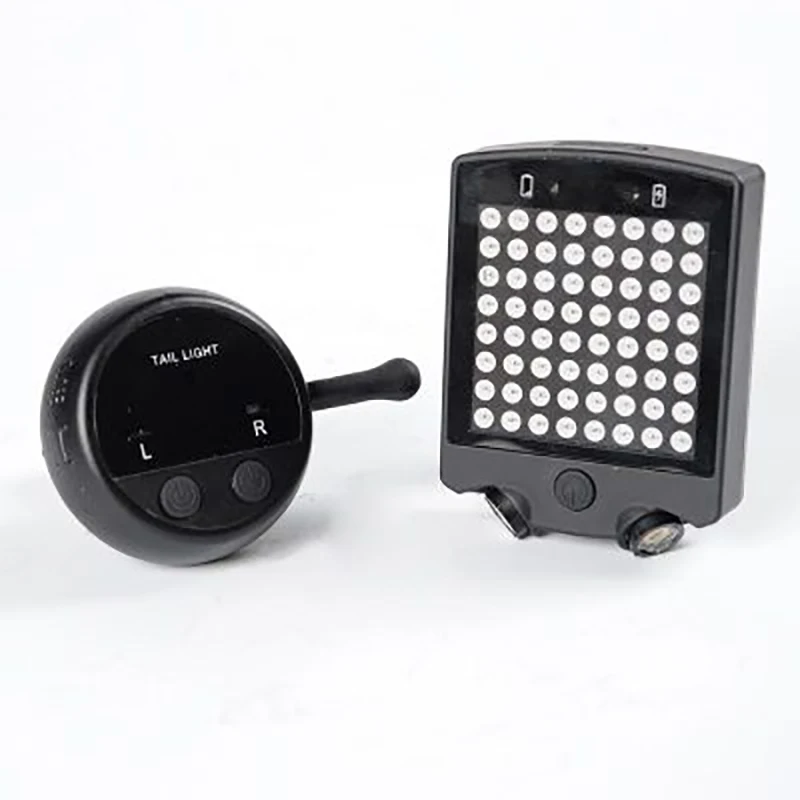 

USB Charging Mountain Bike Warning light laser Taillight Wireless Remote Steering Brake Bicycle Safety Warning light