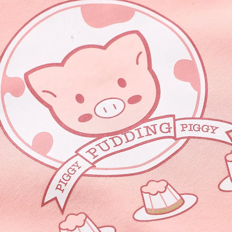 MERRY PRETTY женский мультфильм печати оборками толстовки с капюшоном Harajuku сладкий стиль толстовки зима плюс бархат пуловер спортивный костюм