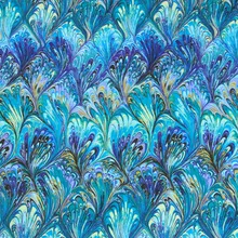 Наполовину ярдовая однотонная хлопковая ткань с сине-зеленым принтом, ручная работа, сделай сам, одежда, платье, детская одежда, хлопок, CR-182