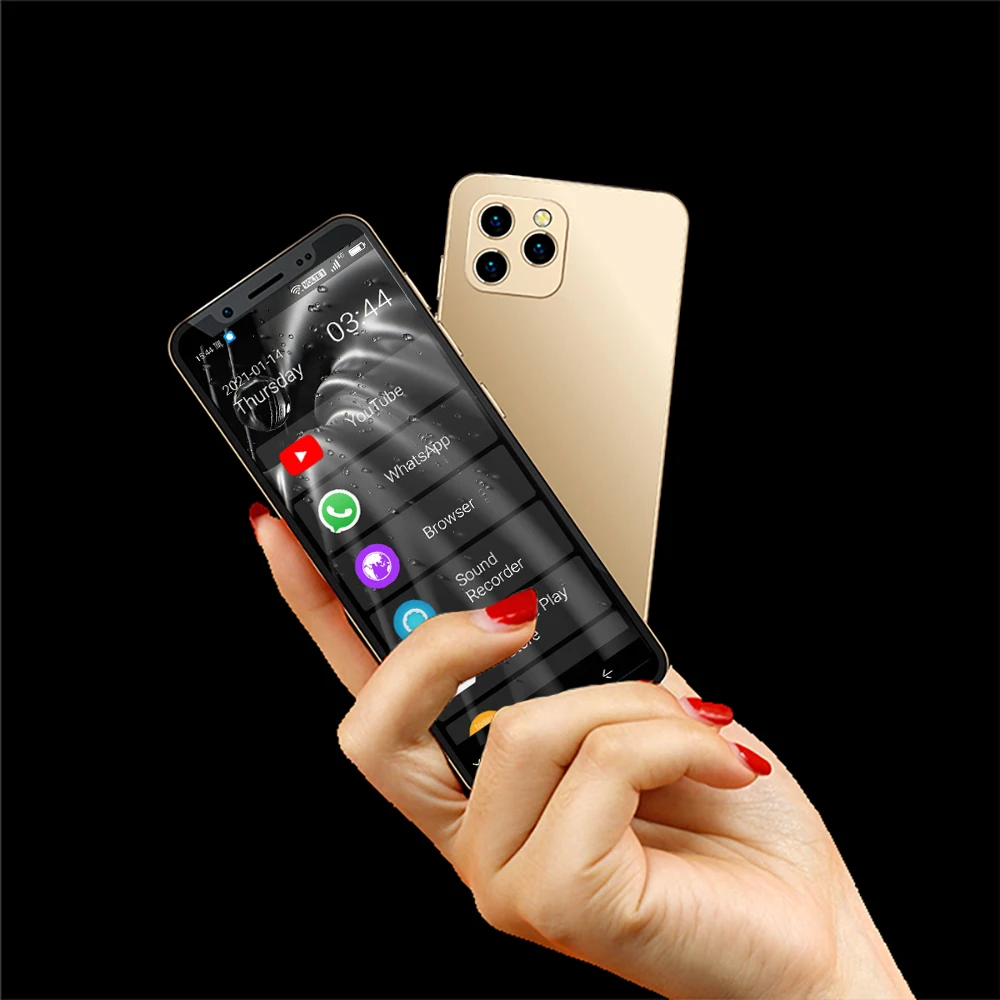 2021 Anica K TOUCH S11S Google Play Store 3G + 32G самый маленький Mini Dual 4G ультратонкий Экран 4 8 дюйма Face