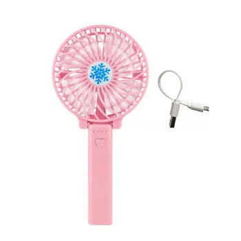 

Mini Handheld Fan Cooler Handheld USB Charging Mini Desk Fan Rechargeable Portable For Office Outdoor Household Travel