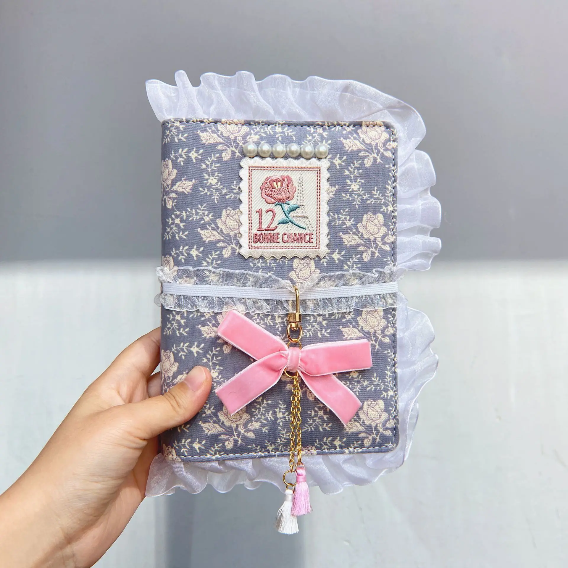 

Sharkbang A5 A6 Binder Notebook Set 80 Sheets Loose-leaf Bud Silk Cloth Journal Notebook Girls Diary Agenda School Stationery