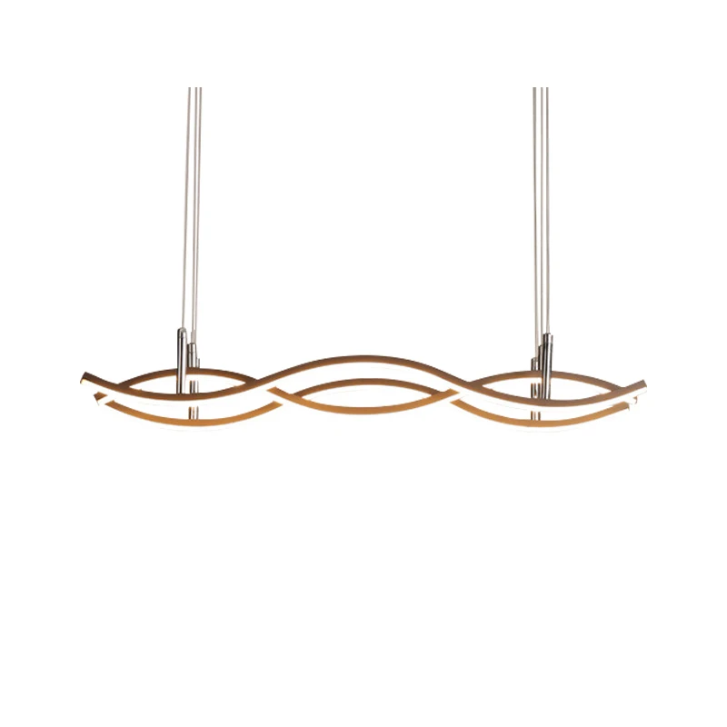 

Gold Hanging Lamp Linear Pendant light European Art Deco Pendant Light hotel pendant lights Pendant Hanging LED Lights fixture