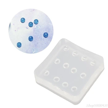 

Transparent Silicone Mini 4mm Round Opal Beads Mold Epoxy Resin Jewelry Tools S29 20 dropshipping