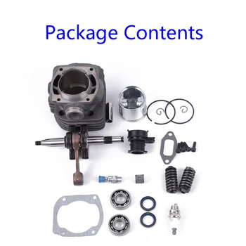 

Power Tool Piston Cylinder Kit Oil Seal Screw Mount Needle Bearing Crankshaft