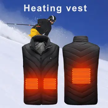 

Heating Vest USB Heating Smart Electric Vest Warm Heating Suit With Three Levels Temperature Control High Quality //