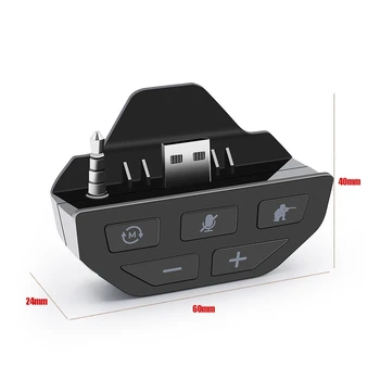 

Handle Stereo Headset Adapter Controller -Audio Adapters Headphone Converter For Xbox One Wireless Gamepad