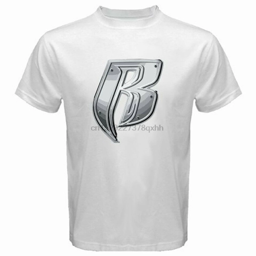 Новая RUFF RYDERS рэп хип-хоп группа музыкальный логотип мужская футболка белая