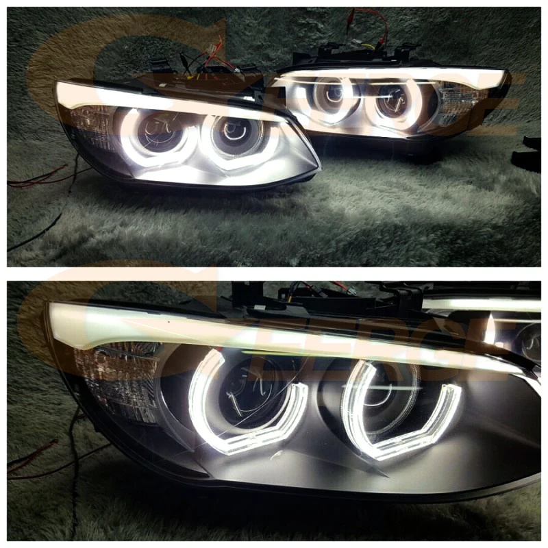 Для BMW 3 серии E92 E93 LCI 328i 335i 2011 2012 2013 ультра яркий кристалл DTM M4 Стиль led Ангельские