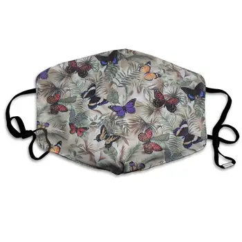 

Mouth Mask for Daily Dress Up, Beautiful Butterfly Anti-dust Mouth-Muffle, Washable Reusable Holiday Half Face Masks for Mens