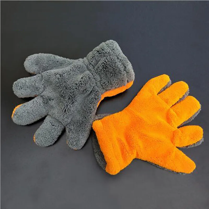 CDWTS Ultra-Luxury Microfiber Car Wash Gloves Car Cleaning Tool Home use Multi-function Cleaning Brush Detailing