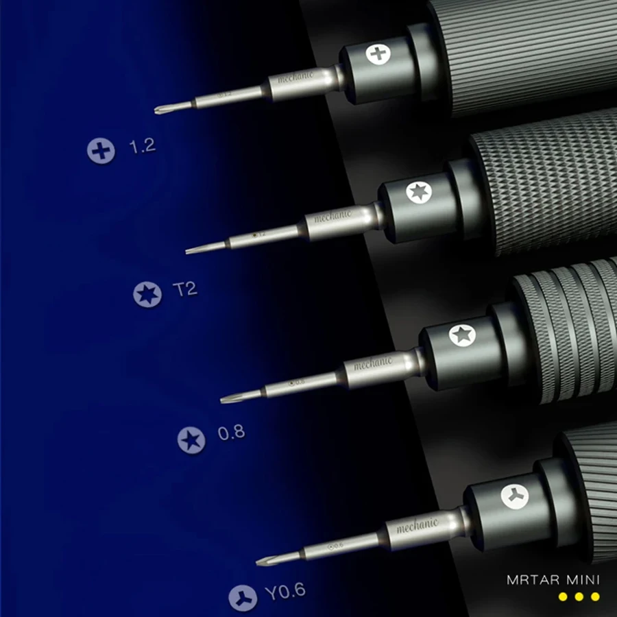 6in1 Mechanic IShell MAX 고경도 정밀 스크루 드라이버 매화 꽃 십자가 IPhone 바닥 용 내부 분해 도구