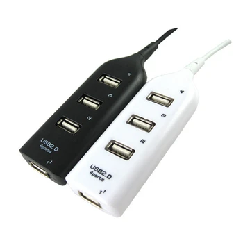 

4 Port USB 2.0 Multi HUB Splitter High Speed Splitter Socket Expansion Desktop PC Laptop Adapter Converter Data Charger Cable