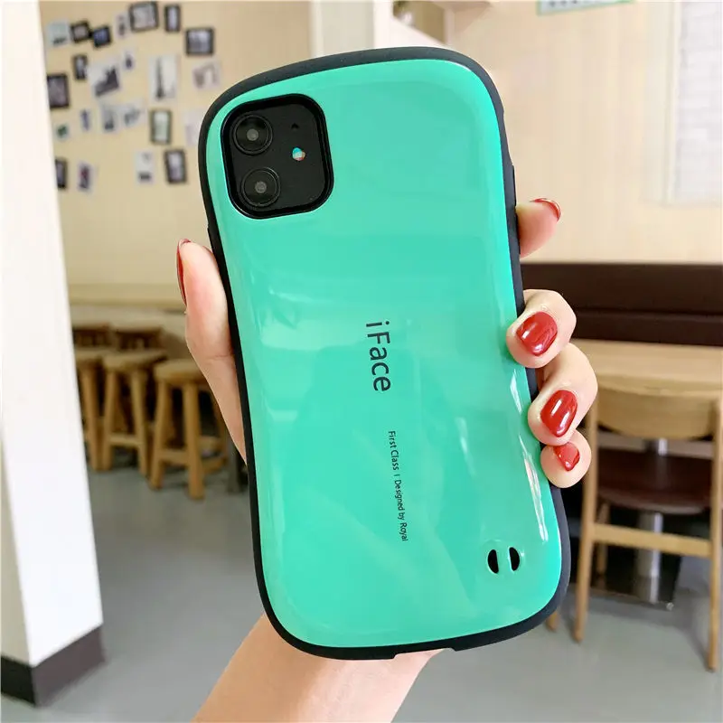 thumbnail image 1 of Case For iPhone 15 14 13 12 Pro Mini 11 Pro XS Max X XR 7 8 Plus iFace Classic Smooth Glossy Shockproof Luxury Back Cover Coque, 1 of 5