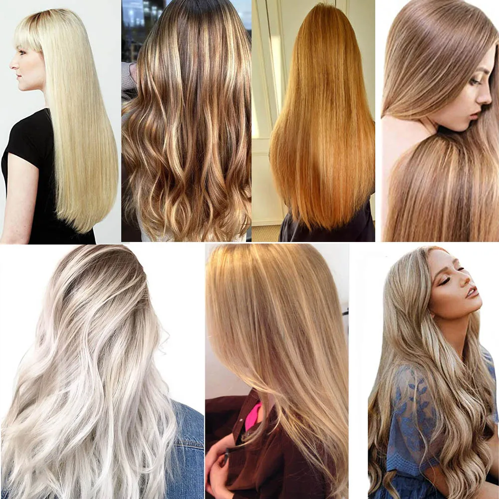 Synthetic Hair Extensions Amir Synthetic Hair 22inch 140g 16 Clips 6pcs/set Clips In Hair Extensions Long Straight Heat Resistant Extensions