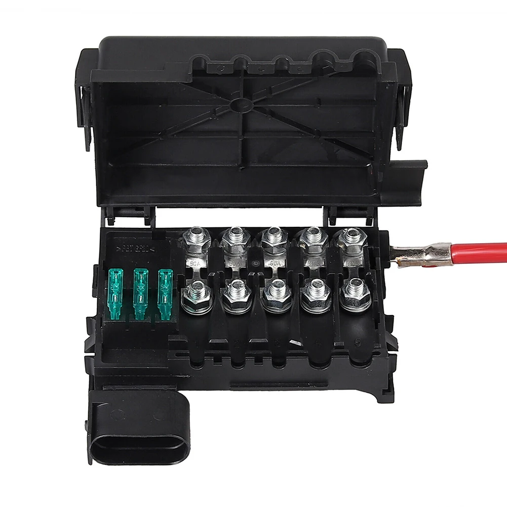 OEM 1J0937550A батарея Клеммная коробка предохранителей черный прочный легко установить пластиковый держатель может автомобиль Замена для Golf 4 MK4