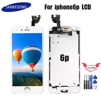 

lcd display tianma For iPhone 6 plus LCD Screen Assembly Touch Display Screen Replacementwith screen digitizer and Home button