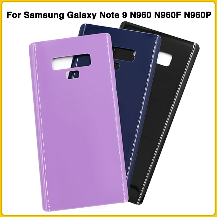 Новый чехол Note9 для Samsung Galaxy Note 9 N9600 N960F задняя крышка аккумулятора корпус с