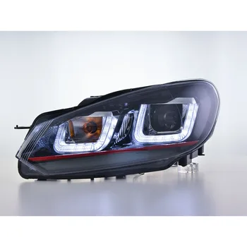 

FKSFSVW17015fari daylight LED daytime running light for VW Golf 6 year 08-12 black GTI-Look