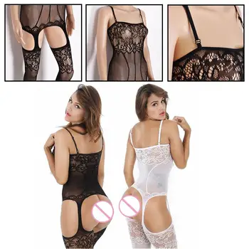 

High Quality Women Lace Sexy-Lingerie Nightwear Underwear G-string Babydoll Sleepwear Dress