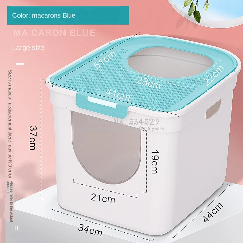 Cheap Fully Enclosed Cat Litter Box Large Anti-spatter Drawer Top Into Cat Toilet Deodorization Cat Supplies Cheap Fully Enclosed Cat Litter Box Large Anti-spatter Drawer Top Into Cat Toilet Deodorization Cat Supplies
