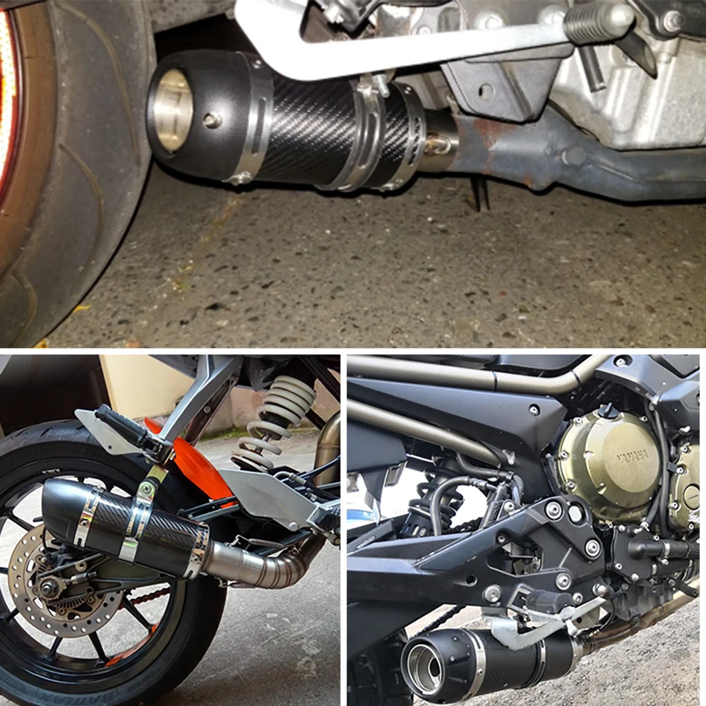 ZSDTRP 51 мм Универсальный мотоцикл Leovince глушитель из углеродного волокна трубы Pitbike для trk502 msx125 crf 230