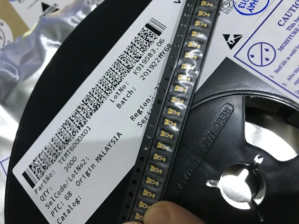 5 шт. TEMT6000 TEMT-6000 совершенно аппарат не Привязанный к оператору сотовой связи TEMT6000X01 датчик видимого света TEMT6000 1206 объем окружающей среды светильник с датчиком