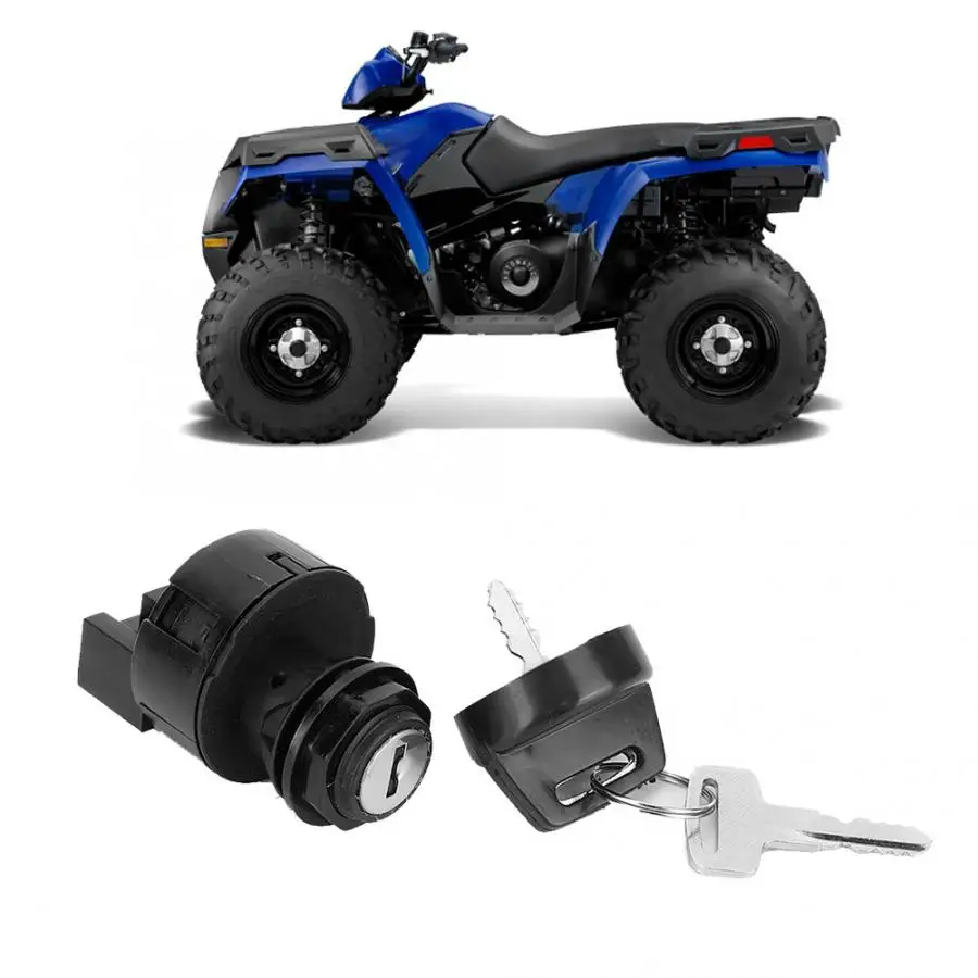ABS ключ зажигания черный зажигания ключ подходит для Polaris Sportsman 400 500 550 600 700 800 2004