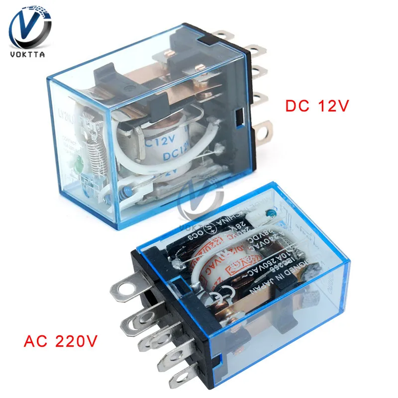 Прозрачный просвечивающийся чехол реле постоянного тока 12V AC 220V 10 часовой
