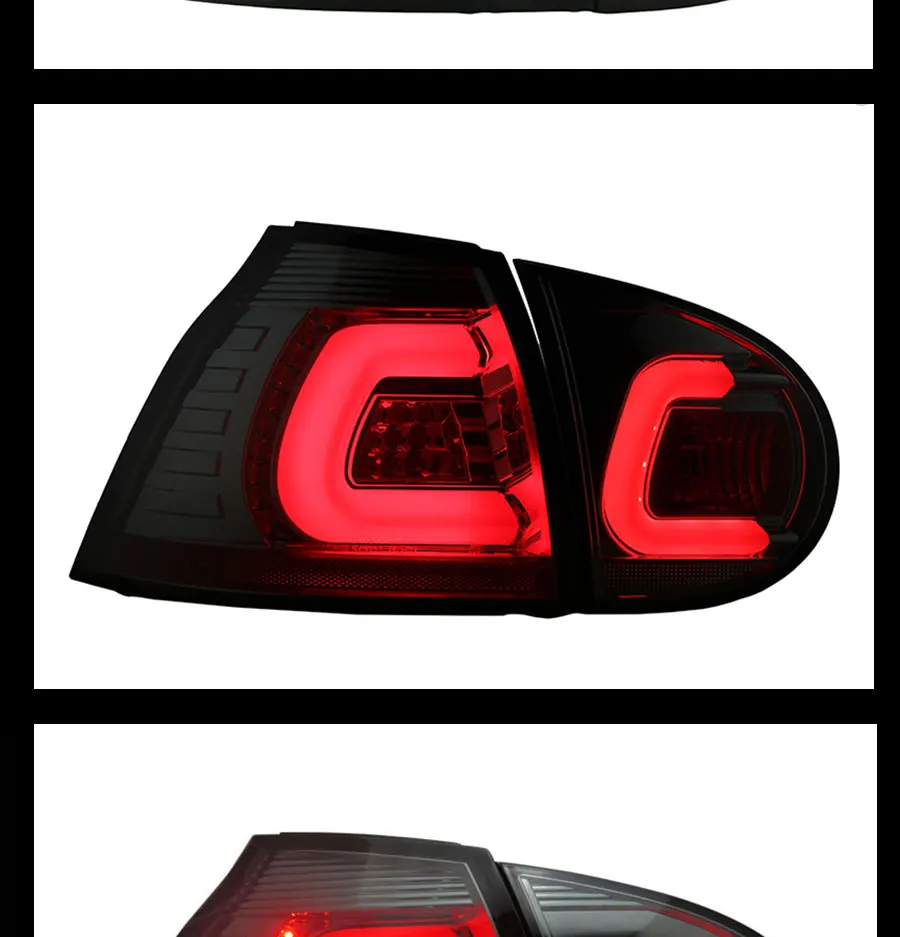 Светодиодный задний фонарь светильник s Чехол для VW Golf 5 Golf5 06-08 светодиодный задний фонарь светодиодный сигнальный светильник