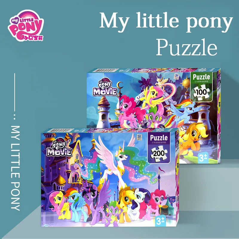 

My Little Pony Puzzle Big Piece Early Learning Intelligence Toy Unisex Cartoon Jigsaw kid Puzzle Development Toys Birthday Gifts