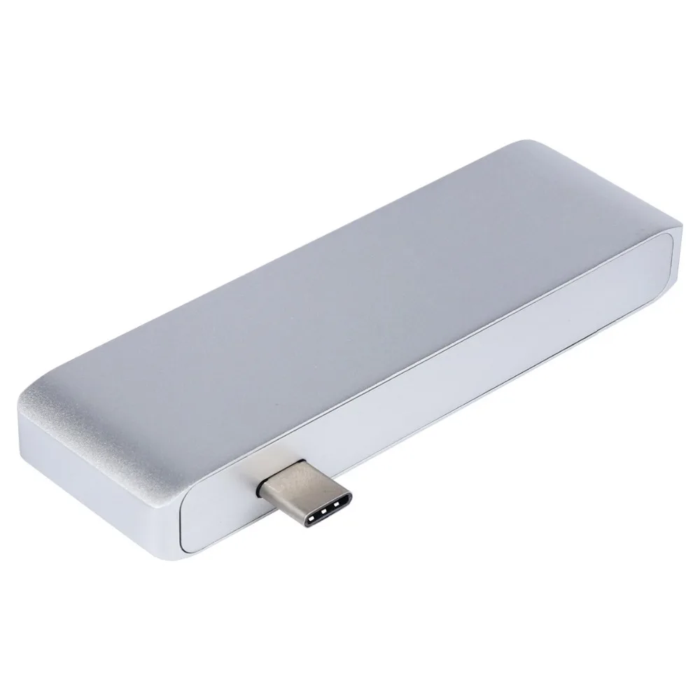 5 в 1 USB3.0 type-C адаптер для зарядки и синхронизации данных для Apple MacBook Pro Алюминиевый сплав FS